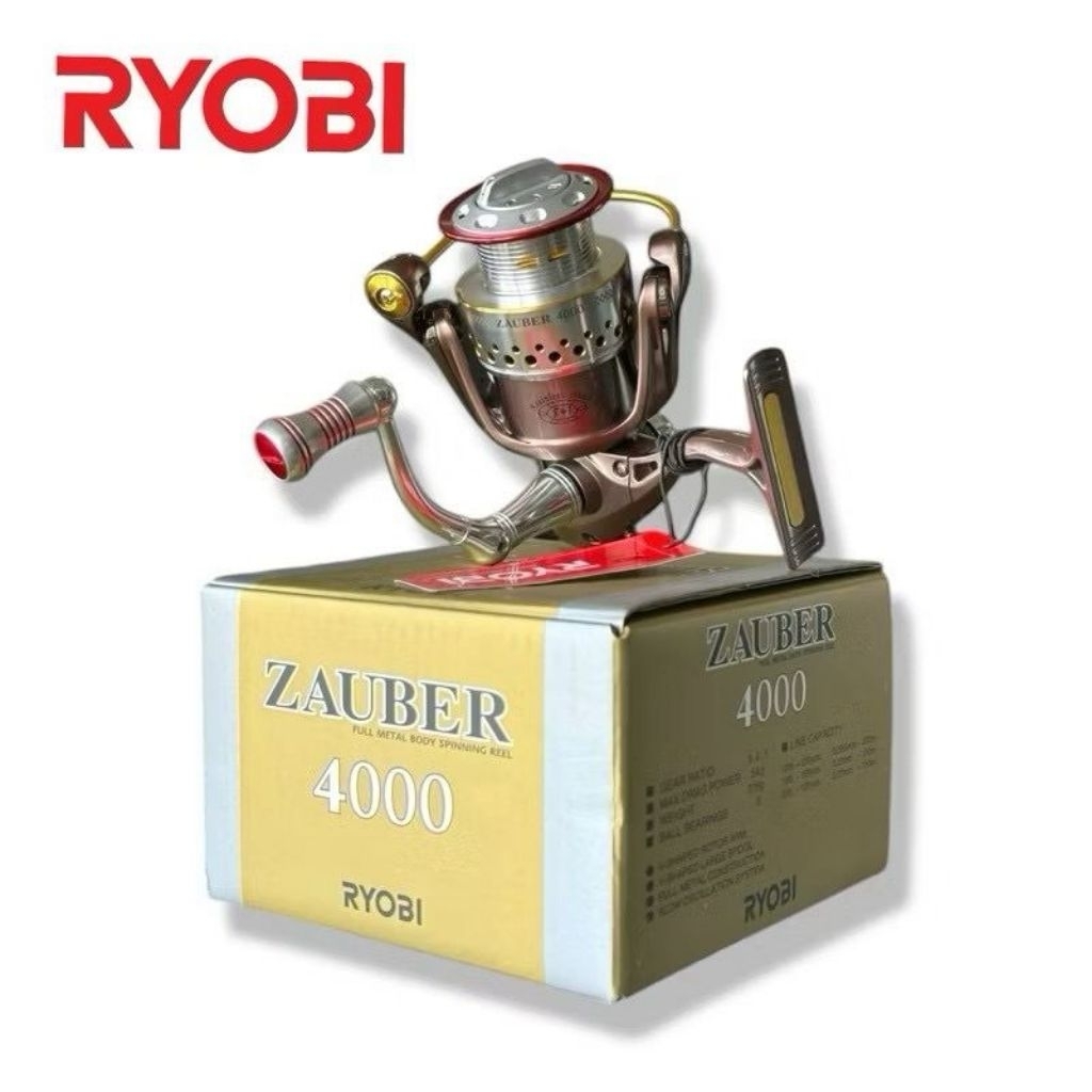 รอกตกปลาสปินนิ่ง RYOBI ZAUBER