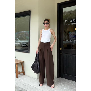 📌📌 พร้อมส่ง ครบสี S M L XL 2XL 3XL #010 x2 BARREL SLACK PANTS กางเกงสแลคทรงขาโค้ง