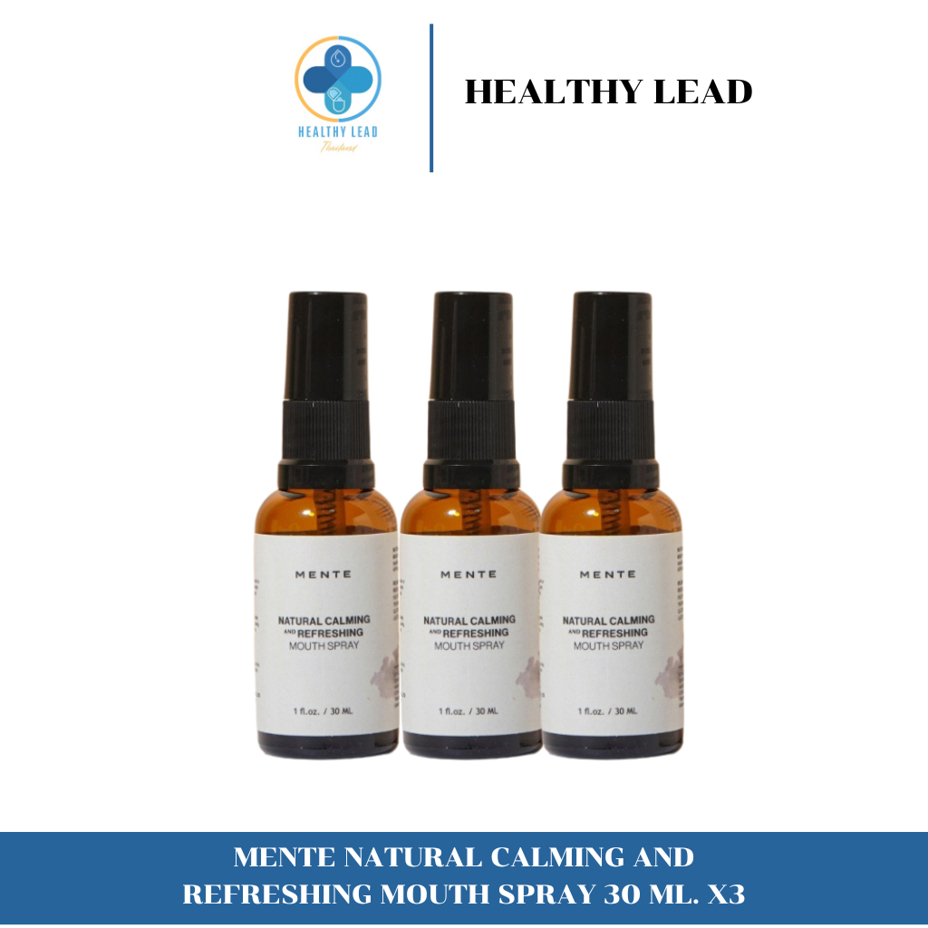 MENTE Natural Calming and Refreshing Mouth Spray ช่วยเพิ่มประสิทธิภาพการนอน30 ml. x3