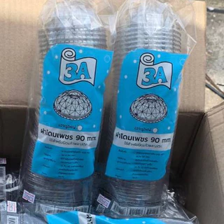 *ปาก90ตรา3A *ฝาโดมเพชรเจาะรูใหญ่ ตรา3A บรรจุ40แถว/2000ใบ(50ใบ)