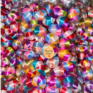 เหรียญโปรยทานงานบวช ลูกส้ม (ตัวเปล่า) 100 ลูก/แพ็ค 💙🌈