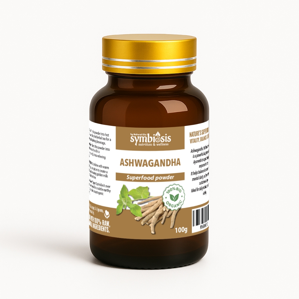 SYMBIOSIS | Ashwagandha Powder | Superfood powder 100g