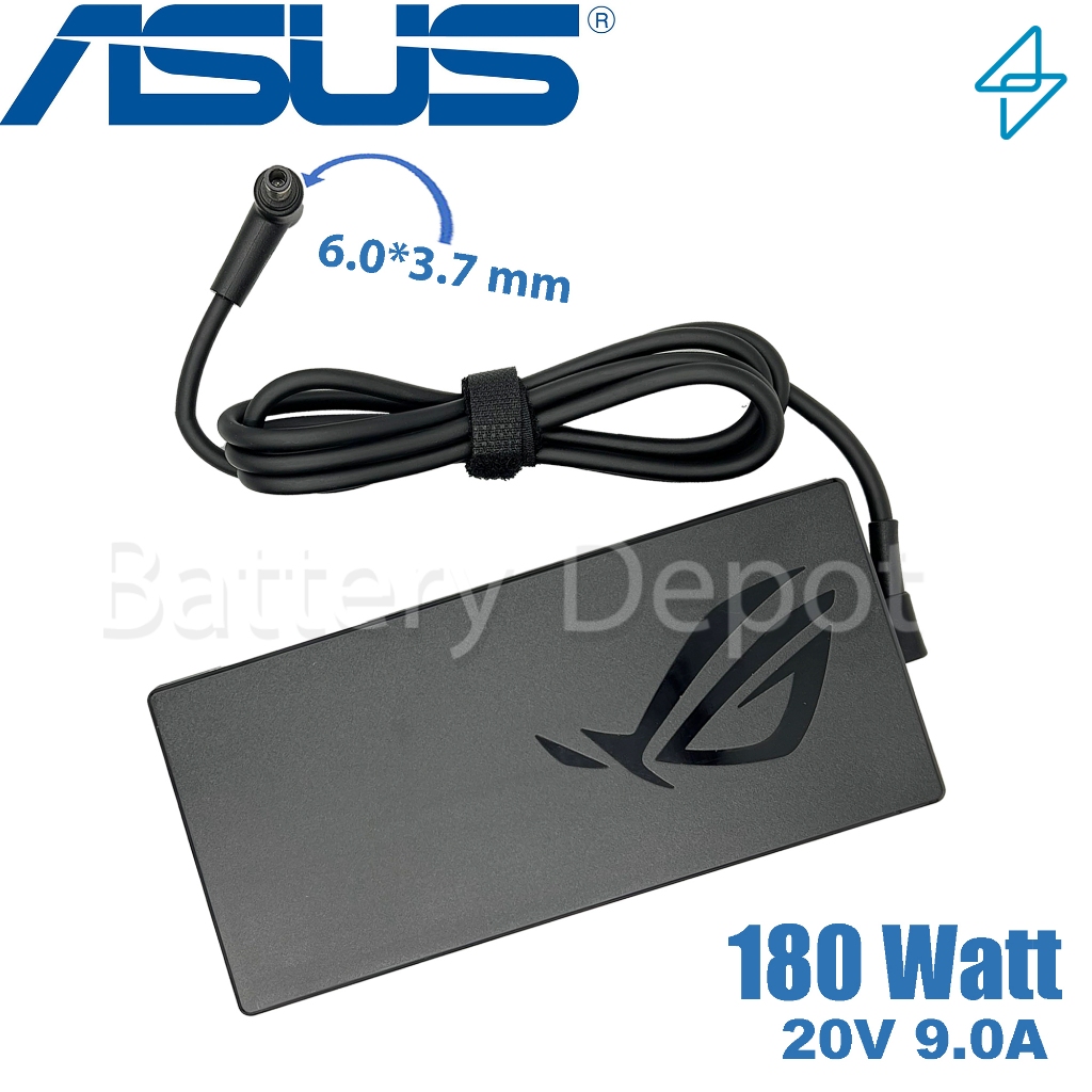 Asus Adapter ของแท้ Asus TUF Gaming A17 (FA706IC, FA706IU) TUF Gaming F17 (FX706HC) 180 6.0 สายชาร์จ