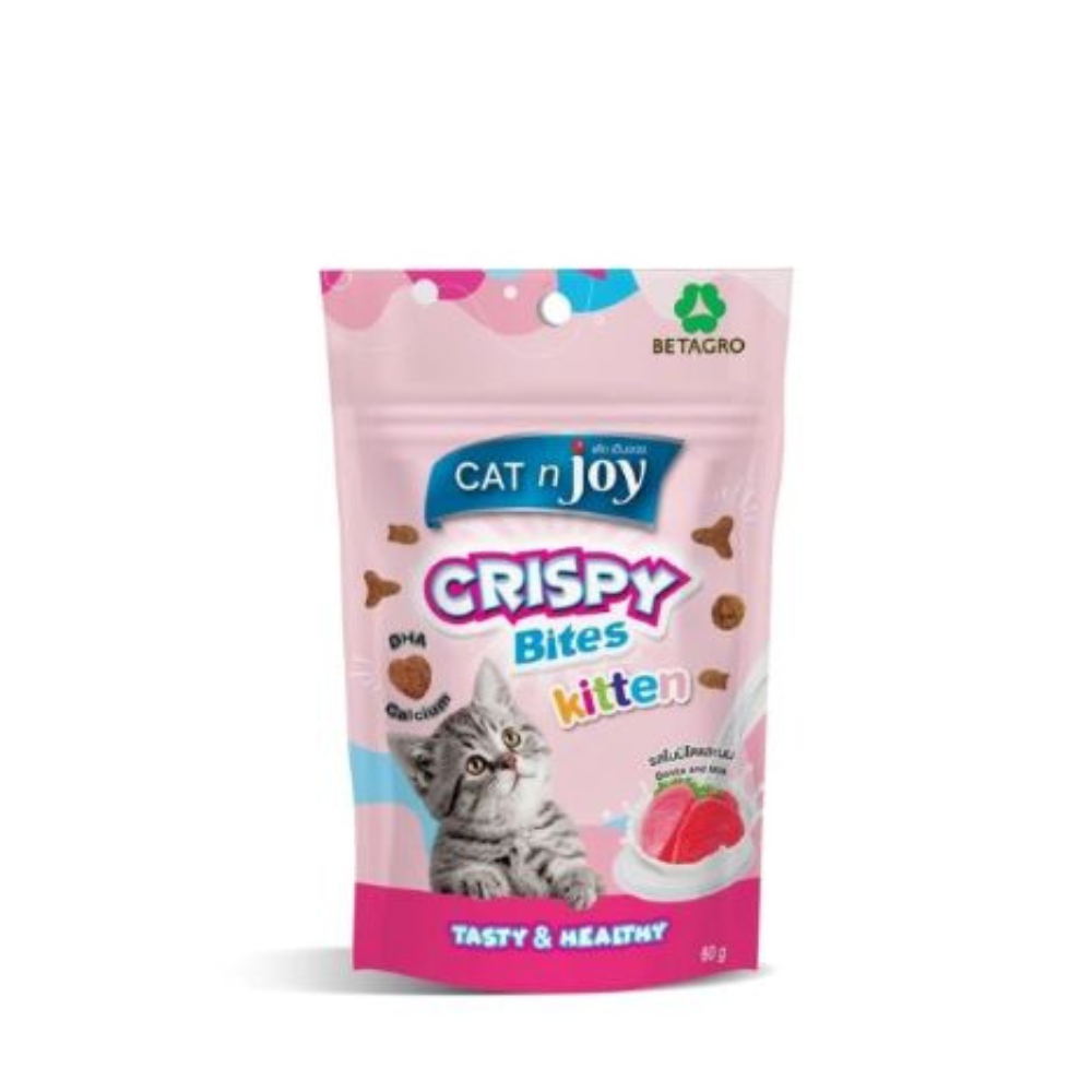 CatHoliday Cat n Joy Crispy Bites  ขนาด 60g