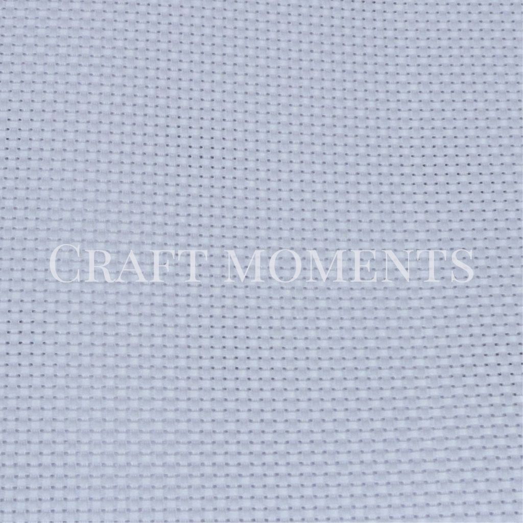 CRAFT MOMENTS: ผ้าปักครอสติช เนื้อแข็ง CROSS STITCH FABRIC กว้าง 60