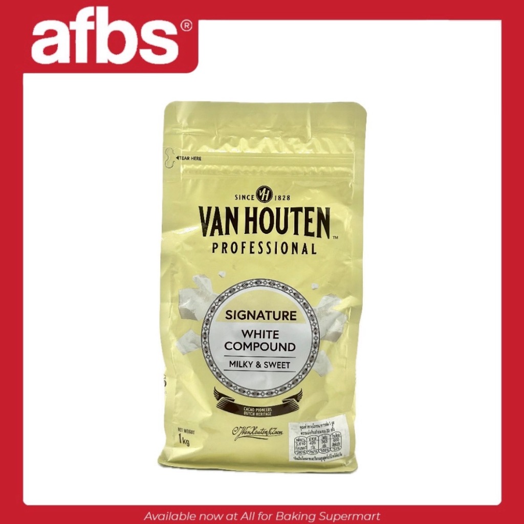AFBS Vanhouten White Choc Compound 1 kg   #1109266