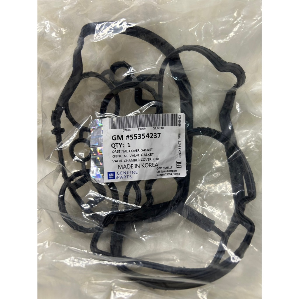 ปะเก็นฝาวาล์ว ยางฝาวาล์ว CHEVROLET CRUZE 1.8 , AVEO 1.6 , SONIC 1.6 แท้ GM 55354237