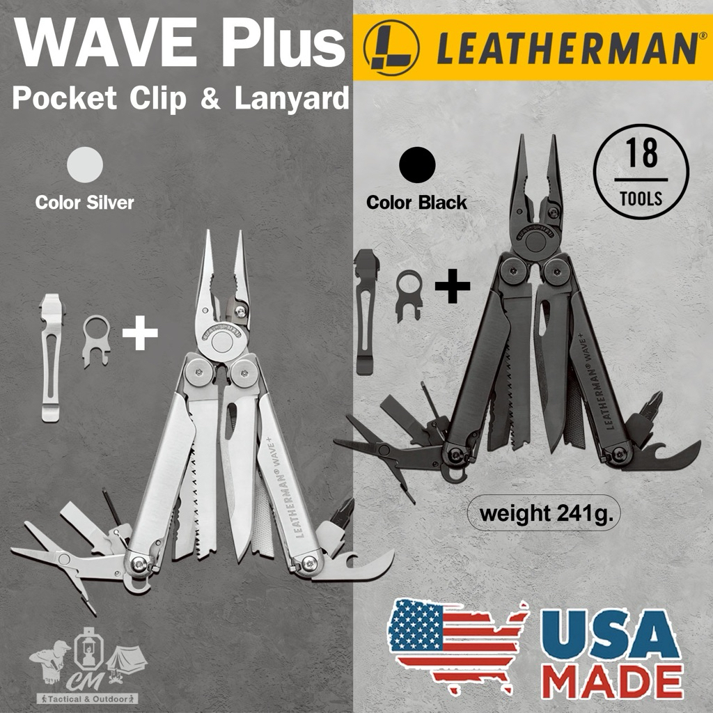 Leatherman WAVE Plus+ Pocket Clip & Lanyard