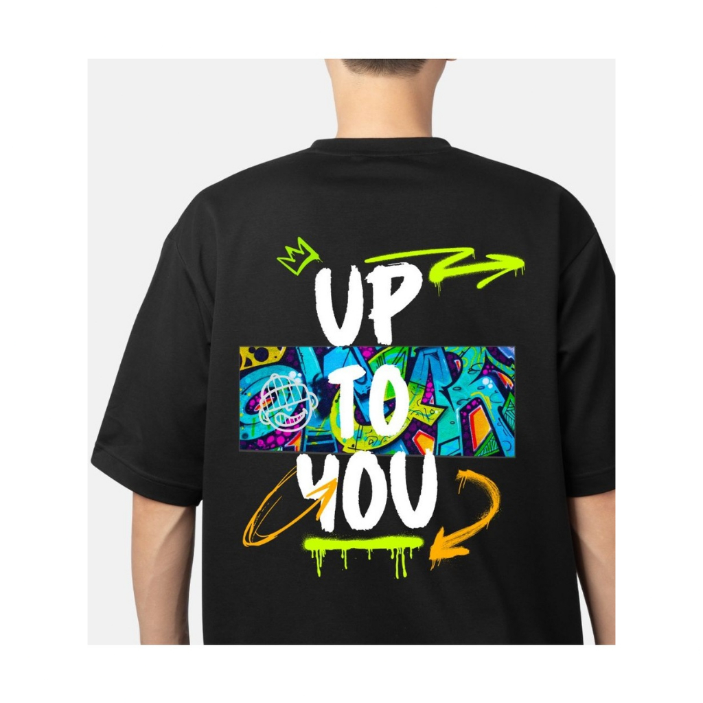 เสื้อยืดลาย UPTOYOU Brand UpToYou เนื้อผ้าCotton100%