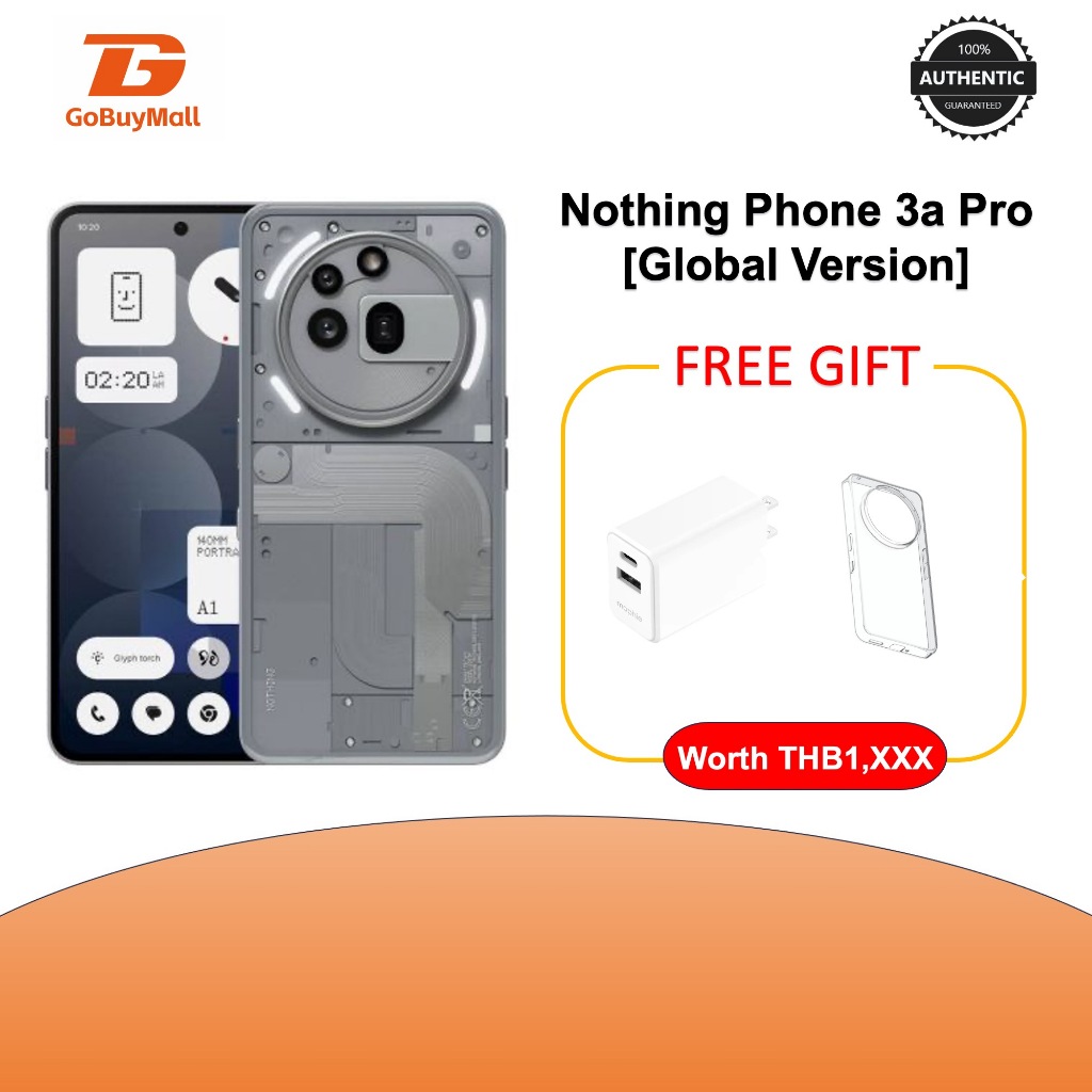 [**FREE 30W PD Fast Charger**] Nothing Phone (3a) Pro 5G Dual-Sim Smartphone – BRAND NEW