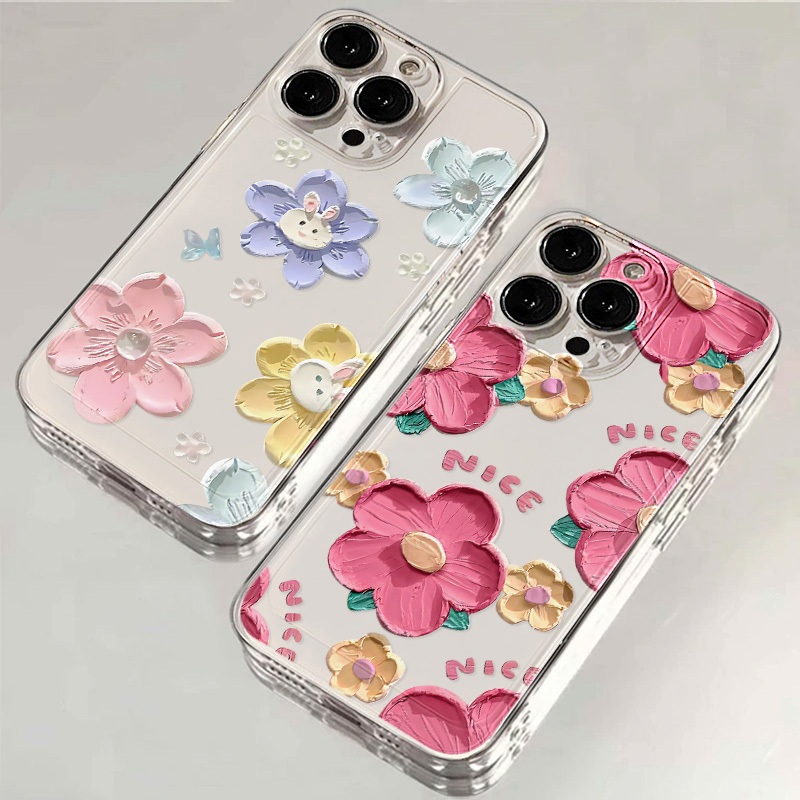 เคสกันกระแทกไอโฟน เคสเกาหลีสําหรับ IPhone 11 13 16 15 17 12 14 15 Pro Max เคสโทรศัพท์คู่รัก 17 air