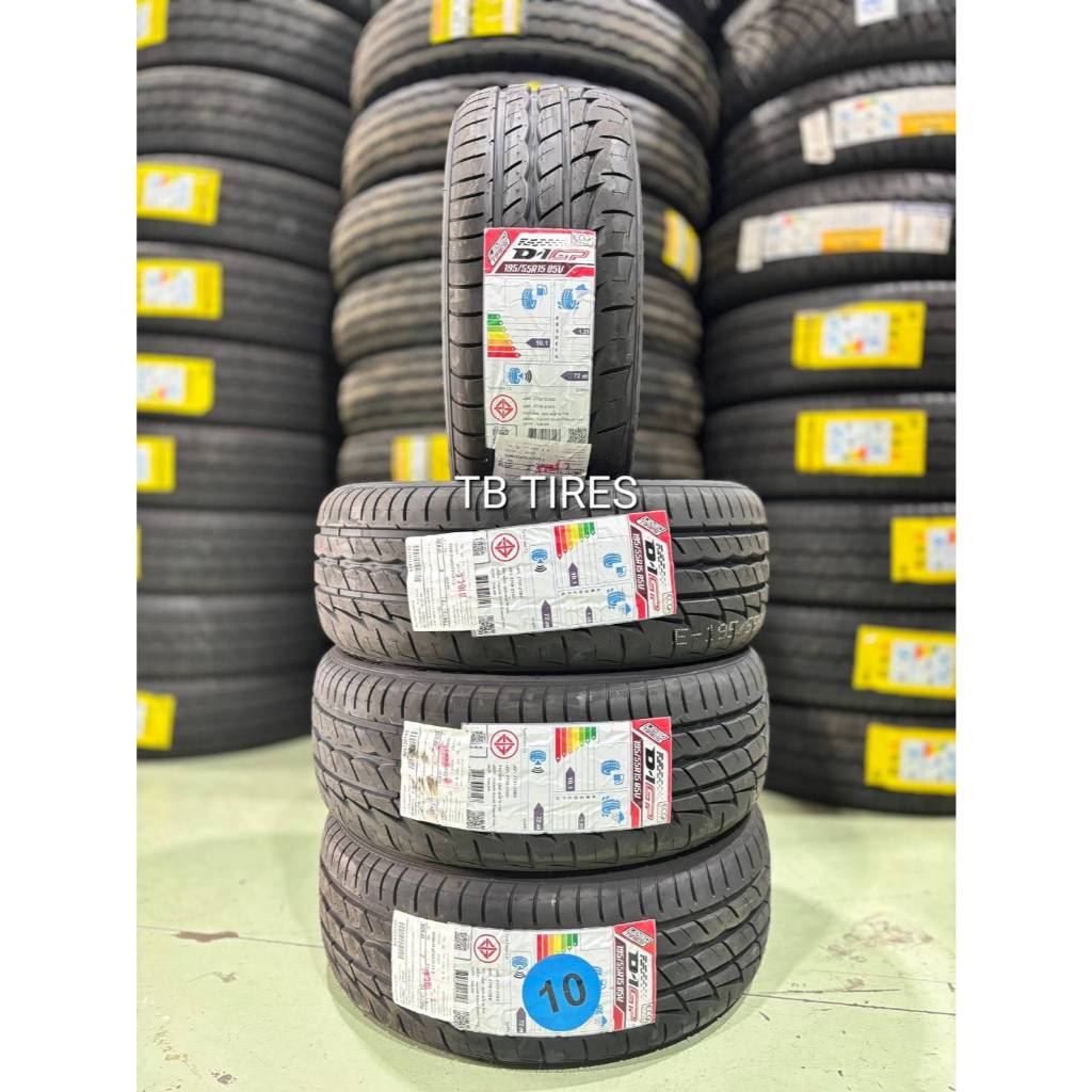 ยางรถยนต์ 195/55R15 85V D-1GP // LENSO TIRES (ยางใหม่ค้างปี 2024)