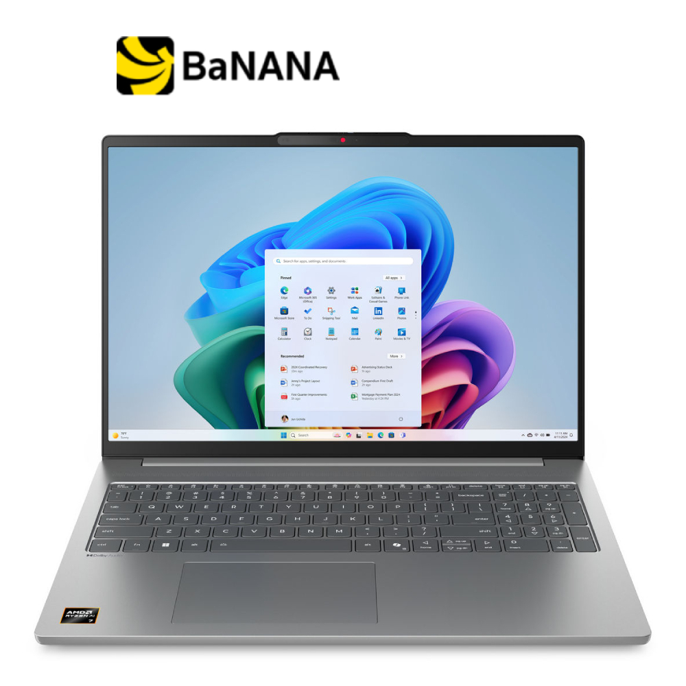 โน๊ตบุ๊ค Lenovo IdeaPad Slim 5 16AHP10-83HW0002TA Grey by Banana IT