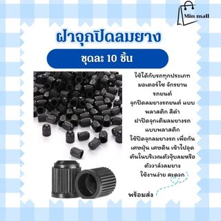 ฝาจุกปิดลมยาง จุ๊ปยาง จุกลม จุกลมมอเตอร์ไซด์ รถจักรยานยนต์ ชุดละ 10 ชิ้น สินค้าในไทย