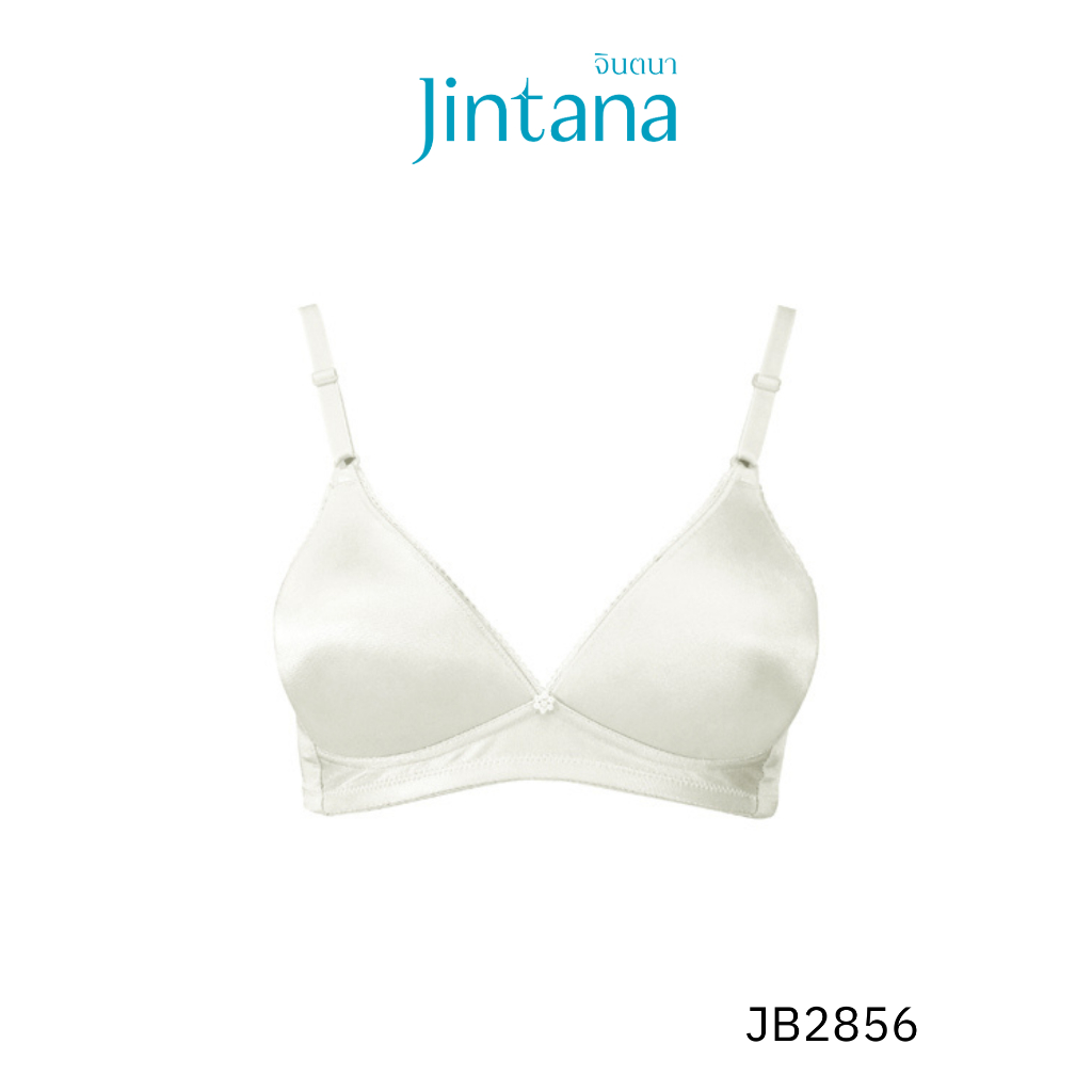 Jintana เสื้อชั้นใน จินตนา รุ่น Basic รหัส JB2856 (ไม่มีโครง) สีขาว เสื้อในไม่มีโครง เก็บกระชับ ใส่สบาย ราคา ถูกที่สุด ดีลบีเคเค