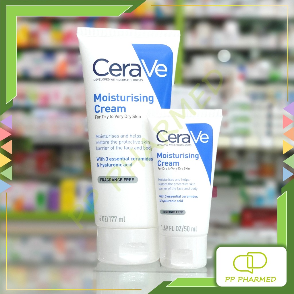 Cerave ครีมบำรุงผิวหน้าและผิวกาย สำหรับผิวแห้งมาก Moisturising Cream
