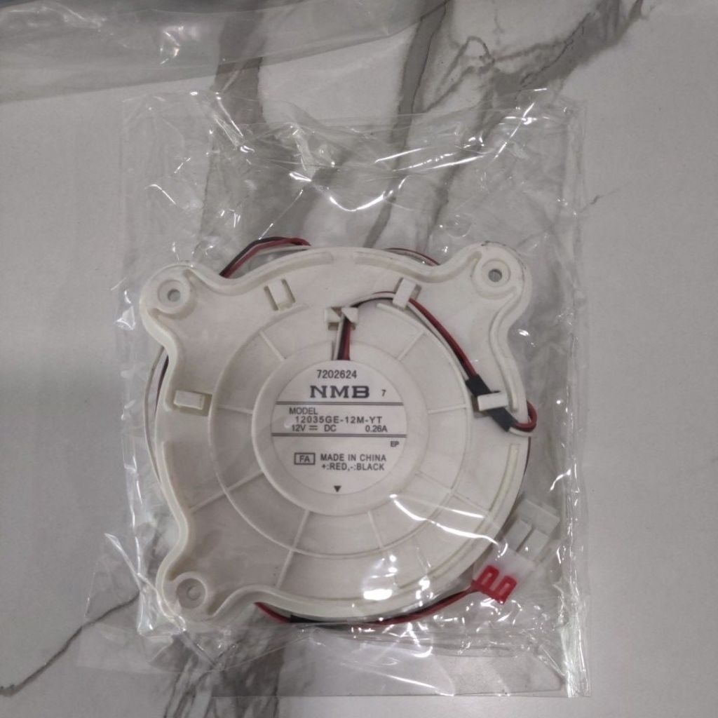 N2767 มอเตอร์พัดลมตู้เย็นซัมซุงSAMSUNG พาร์ทDA31-00334D,DC31-00334C รุ่นRT18M6211S9, RT43K6030BS, RT