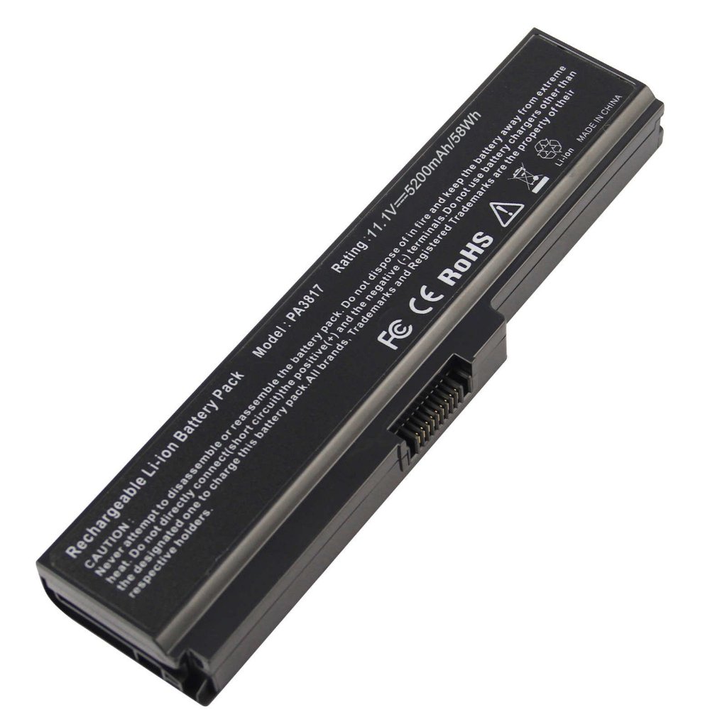 แบตเตอรี่โน้ตบุ๊คTOSHIBA PA3817 PA3818U PA3819U PABAS228 5200mAh Battery L755 L675 L750 L700 L655 L7