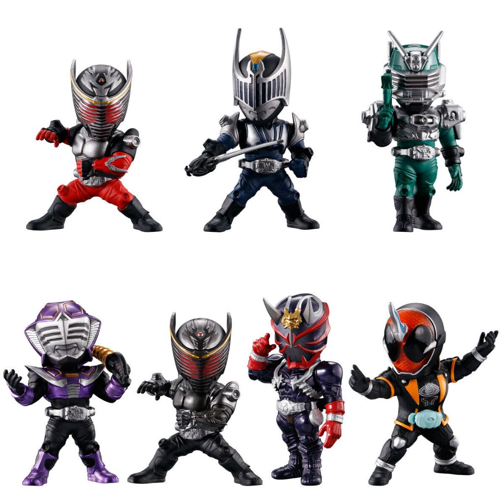 CONVERGE MOTION KAMEN RIDER 6 มดแดง Masked Rider Ryuki Knight Zolda Ouja Hibiki Ghost