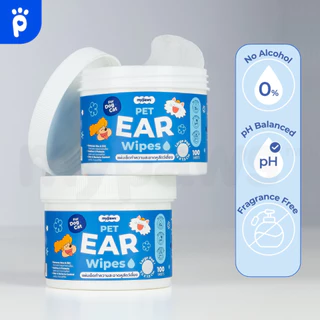 [🔥MidmonthSale]My Paws แผ่นเช็ดหู ทำความสะอาดสัตว์เลี้ยง Ear Wipes เช็ดใบหู สลายคราบขี้หู อ่อนโยนไม่ระคายเคือง