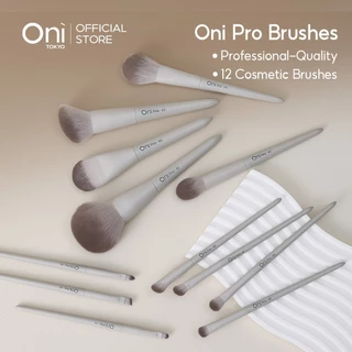 Oni Pro Makeup Brush, Soft Foundation Blush Eyeshadow Brushes ชุดแปรงแต่งหน้า แปรงรองพื้น แปรงบลัชออน แปรงอายแชโดว์