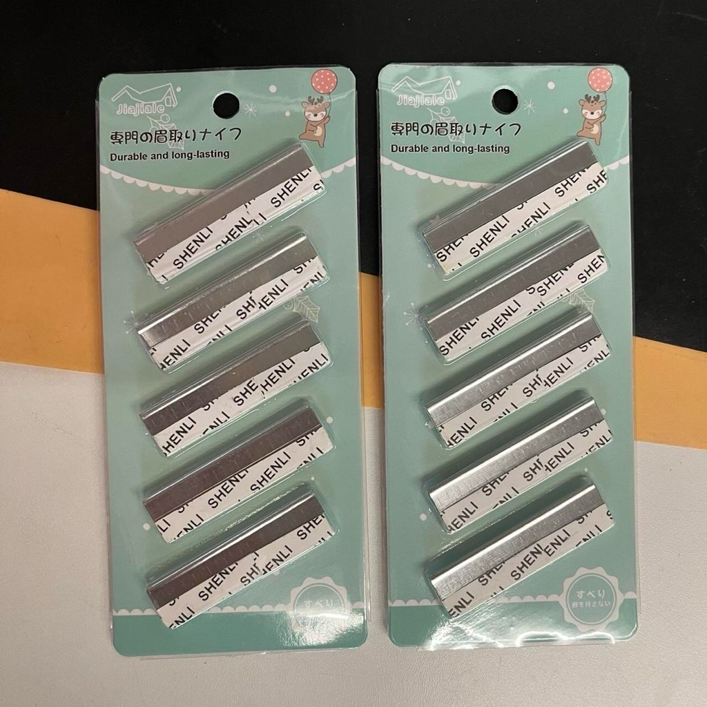 (ยกโหล 12 ชิ้น) No.909 ใบมีดโกนหนวด ใบมีดโกน ใบมีดโกนหนวด 1 โหล มี12 แผง