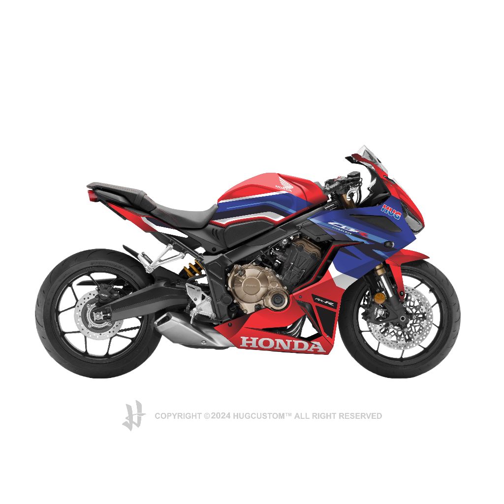 Hugsticker สติ๊กเกอร์ติดรถ สติ๊กเกอร์ CBR650R ลาย RR-R