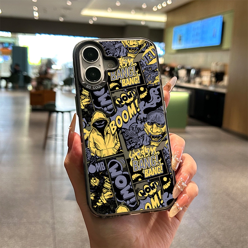 🔥เคสโทรศัพท์แอปเปิ้ล🔥 ทนต่อสิ่งสกปรก 11 12 13 14 15 Pro Max XS X XR 7 8 14Plus ป้องกันการชนกัน รุ่นเย็น มีหลายสี วงดนตรี - รูปที่ 7