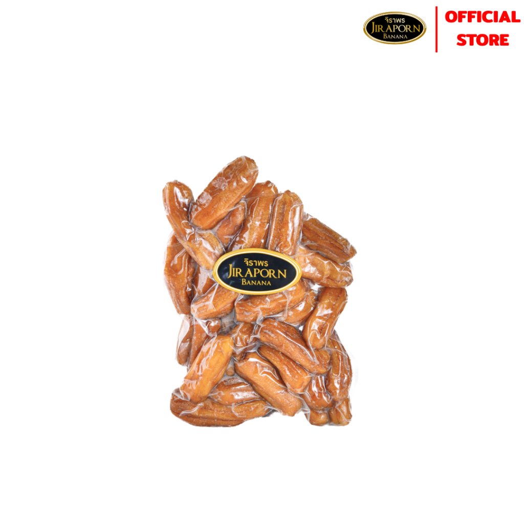จิราพร กล้วยตากธรรมชาติ ชนิดกลม (แพ็คสูญญากาศ ขนาด 500g.) - JIRAPORNFOOD