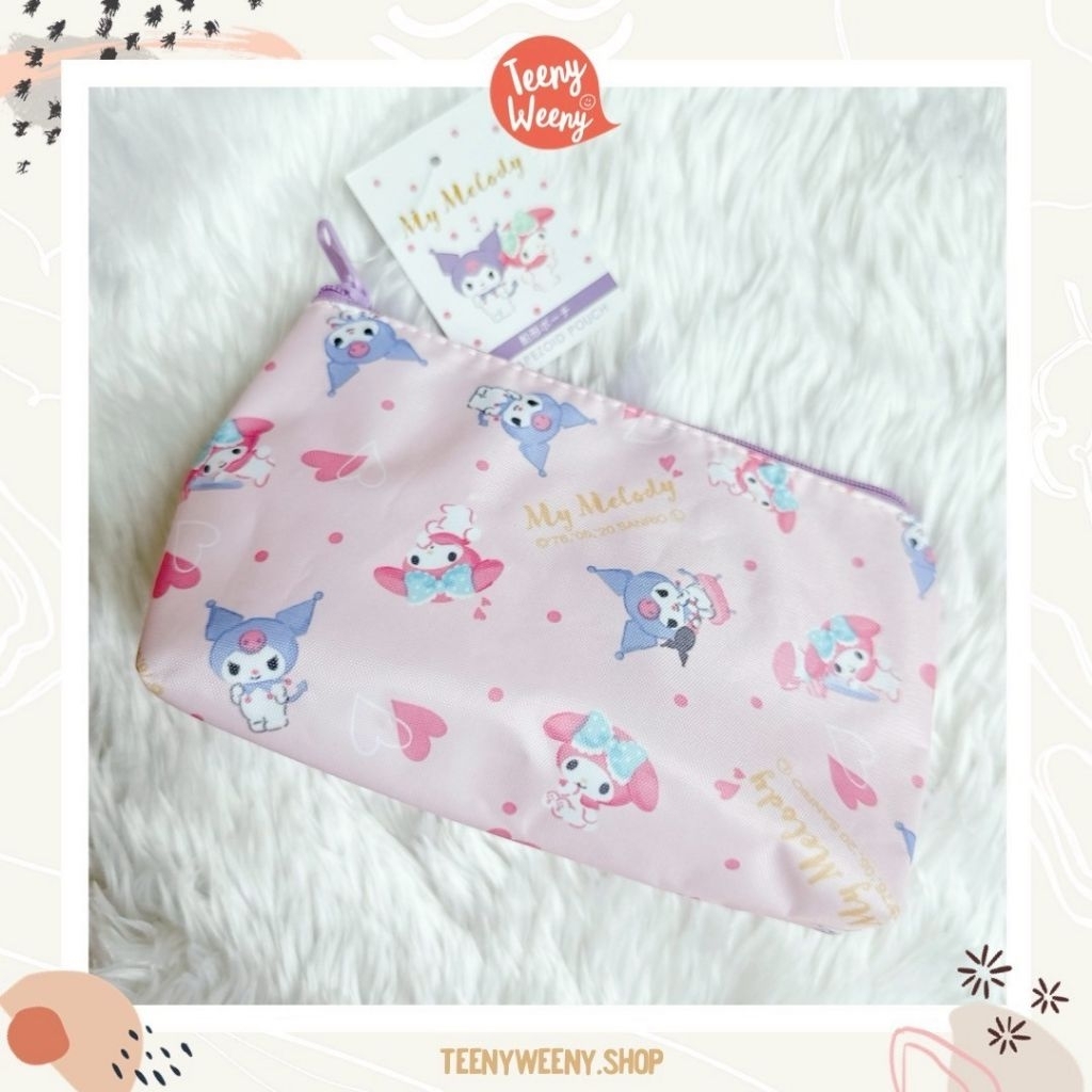 กระเป๋าซิปซานริโอ้ My Melody and Kuromi Sanrio Zippy Pouch