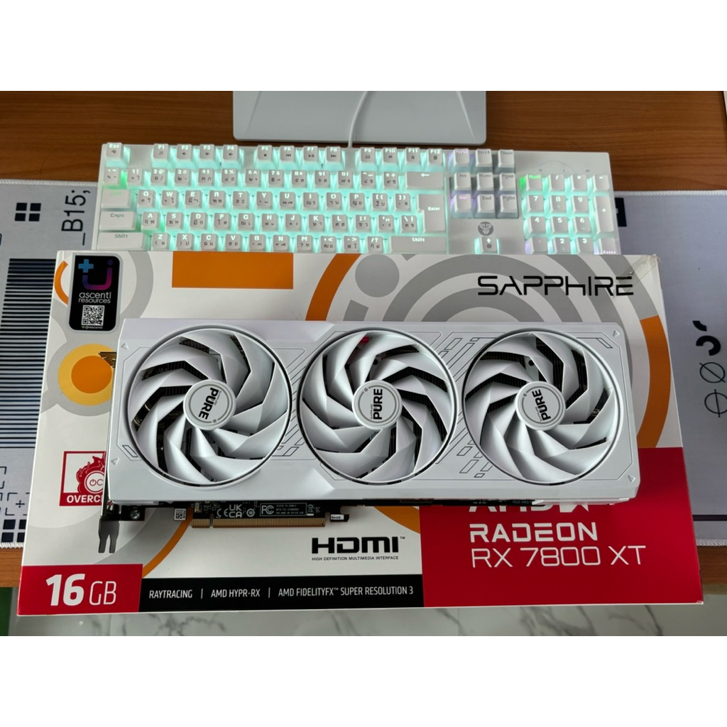 RX 7800XT SAPPHIRE  16GB WHITE