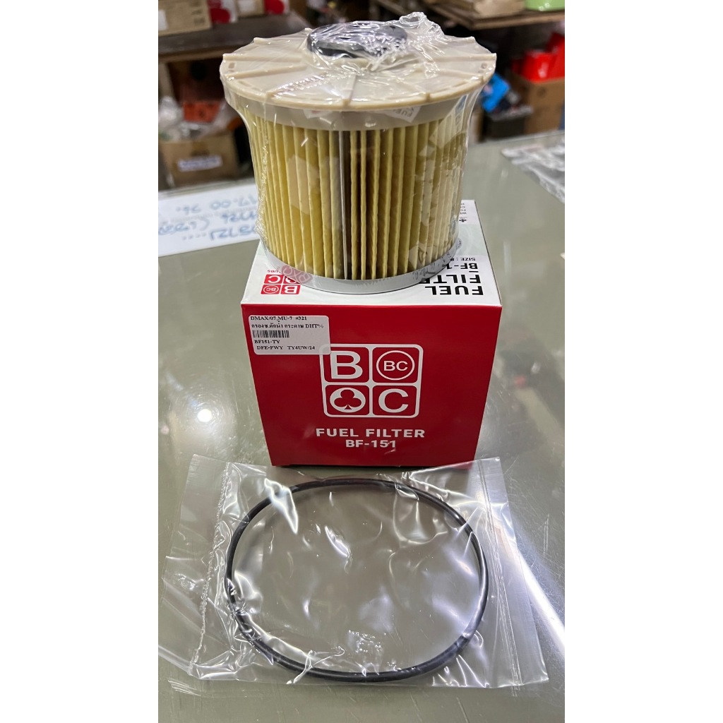 ISUZU กรองโซล่า D-MAX Commonrail ปี2007 , MU-7 รหัส.BF-151 BLACK CLUBS