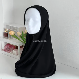 ผ้าคลุมชีฟองสามเหลี่ยมสีพื้น Basic hijab