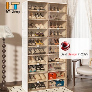 [พร้อมส่ง!!] ตู้เก็บรองเท้า 16/24/32/40 คู่ ติดตั้งง่าย พับเ…