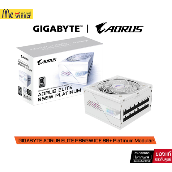 GIGABYTE AORUS ELITE P850W 80+ Platinum PCIe 5.0 ICE POWER SUPPLY MODULAR (GP-AE850PM PG5 ICE)