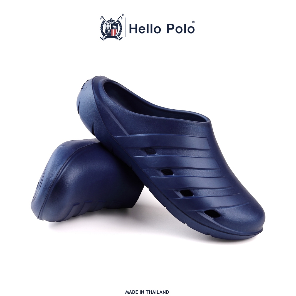 Hello Polo รองเท้าแตะแบบสวม unisex รุ่น HP8019 แฟชั่น พื้นนิ่ม กันน้ำ วัสดุ EVA - รูปที่ 7
