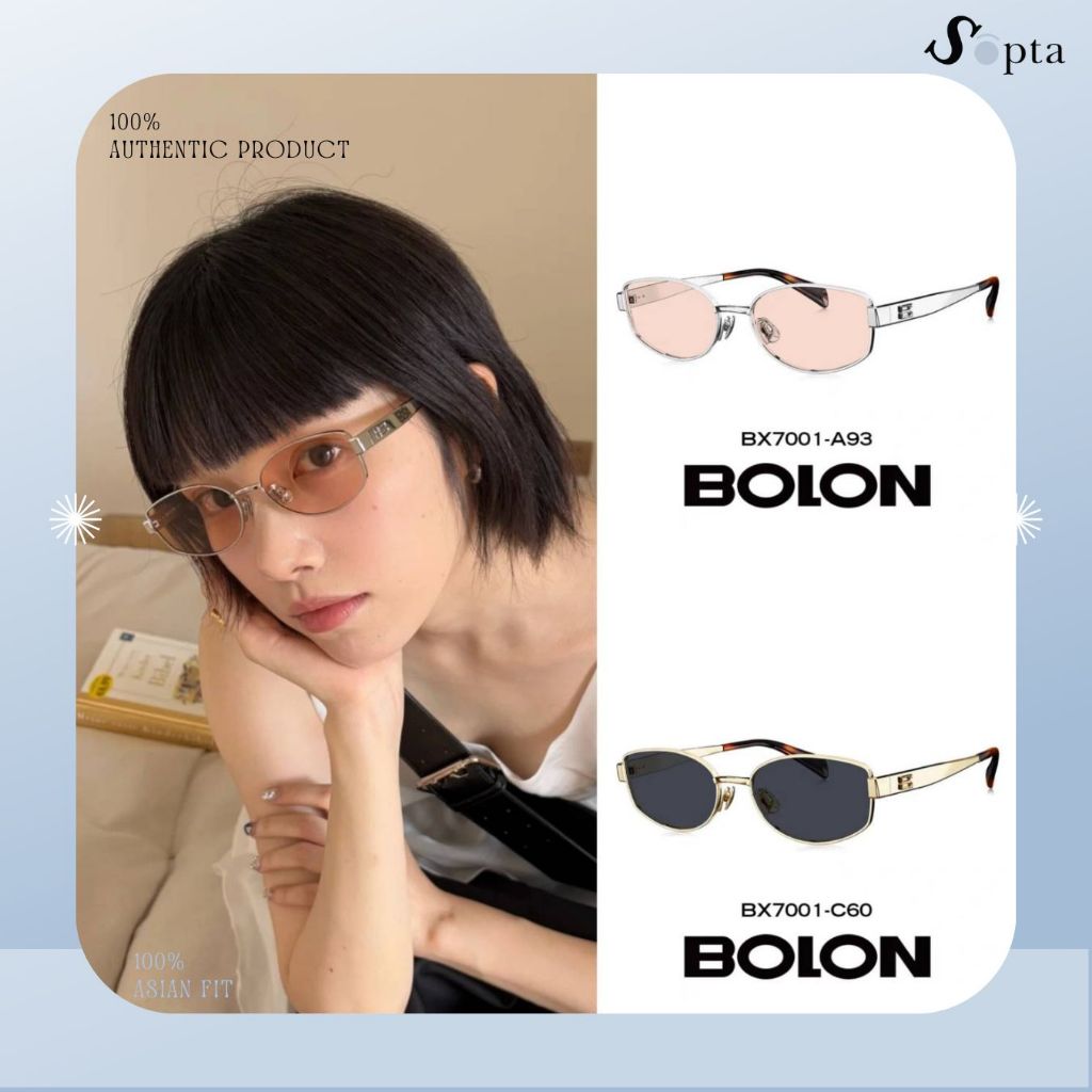 (ส่งด่วน ส่งไว) แว่นตา แว่นกันแดด Bolon (โบลอน) รุ่น VACAY BX7001 สี A93