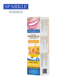 [NEW] SPARKLE ยาสีฟัน ออร์แกนิค สูตร Natural Propolis 100 G. (10SK00206)