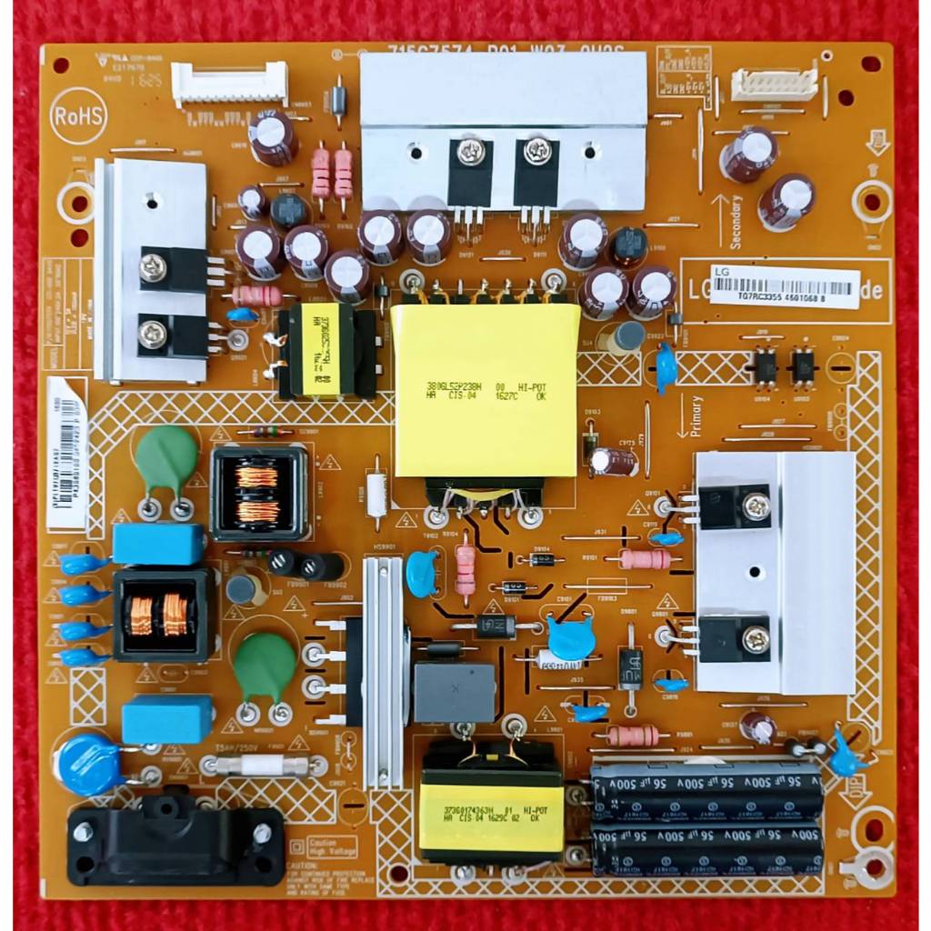 เพาเวอร์ซัพพลายทีวี  LG รุ่น 43LH500T พาสบอร์ด 715G7574-P01-W03-0H2S
