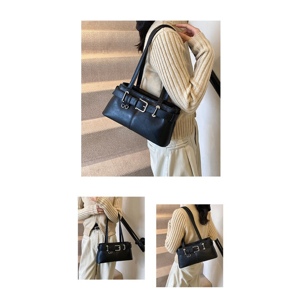 🧚‍♀️🪞 พร้อมส่ง ส่งเร็ว1-2 วันถึง 🌷กระเป๋าสะพายข้างกระเป๋าY2K เนื้อผ้า PU - รูปที่ 6