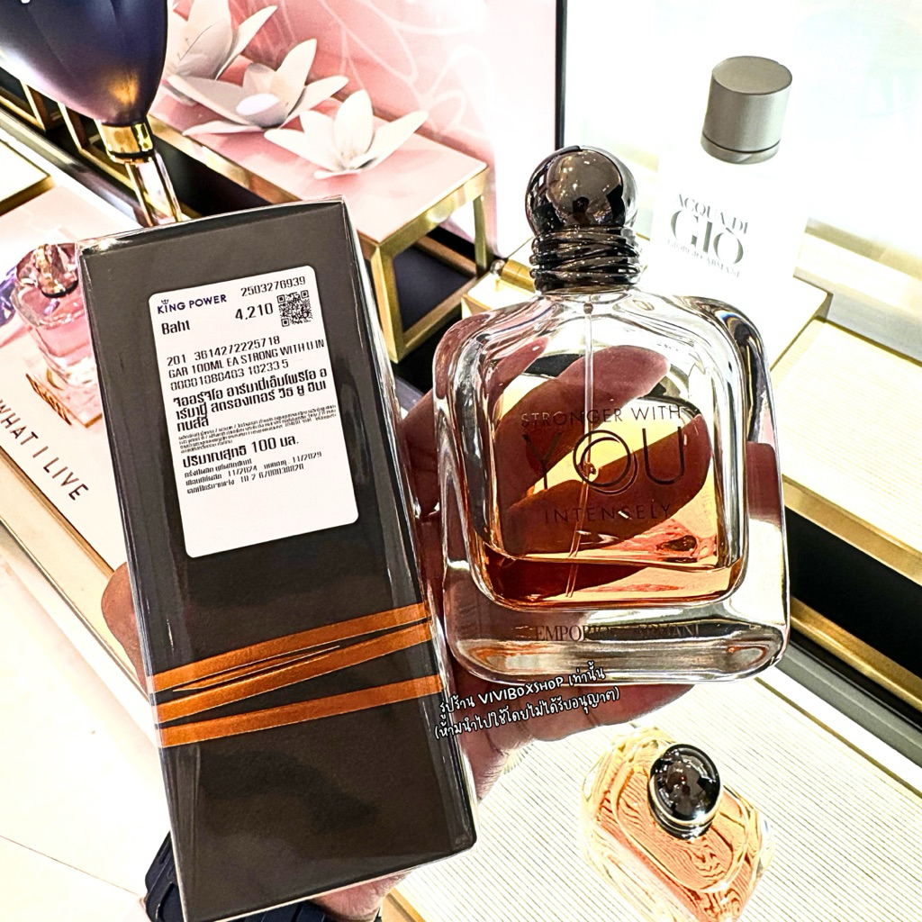 ✨ Emporio Armani Stronger With You 100ml ผลิต 2025 👑 ป้ายคิง/ป้ายห้าง แท้💯 [VIVIBOXSHOP] - รูปที่ 2