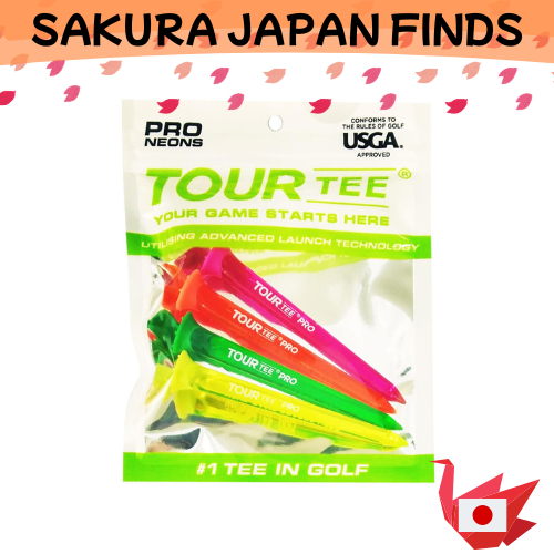 Tour Tee Golf Tee PRO NEONS 4pcs T-489-590 [ Direct from Japan ]