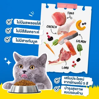 Pramy Carnivore อาหารเม็ดแมวพรามี่ คาร์นิวอร์ สูตรเน้นเนื้อแท้ ยกกระสอบ ขนาด5.6-7Kg.