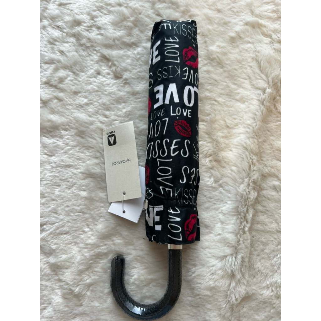 ร่มตะขอ แบรนด์Yoco 🇯🇵 ลาย ❤️ Love