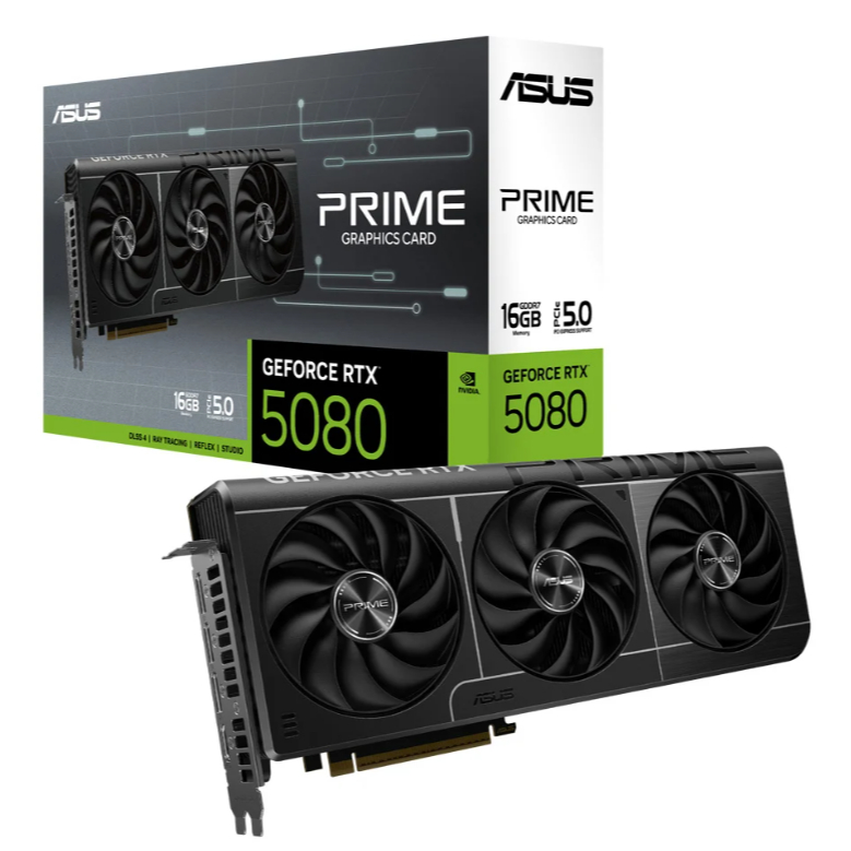 VGA ASUS PRIME GEFORCE RTX 5080 16GB GDDR7 (PRIME-RTX5080-16G)