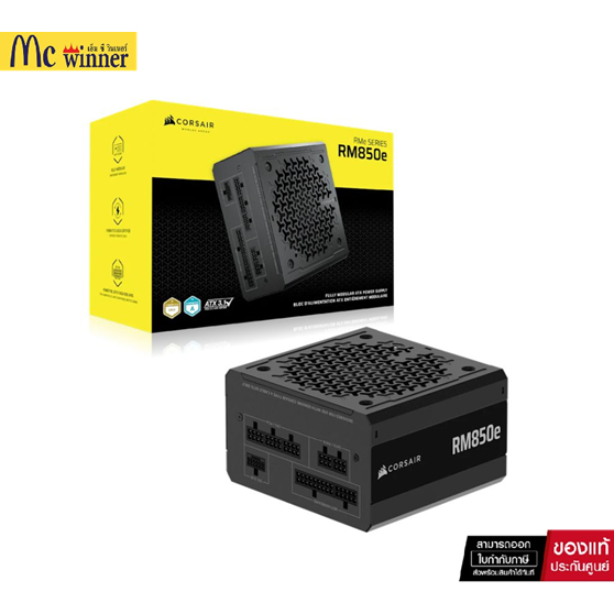 CORSAIR RM850E 850W ATX3.1 PCIE 5.1 CYBENETICS GOLD (CP-9020296-NA) *พาวเวอร์ซัพพลาย