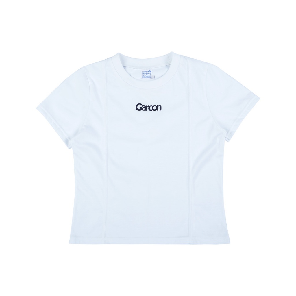 FRANK! Garcon straight line tee (White)