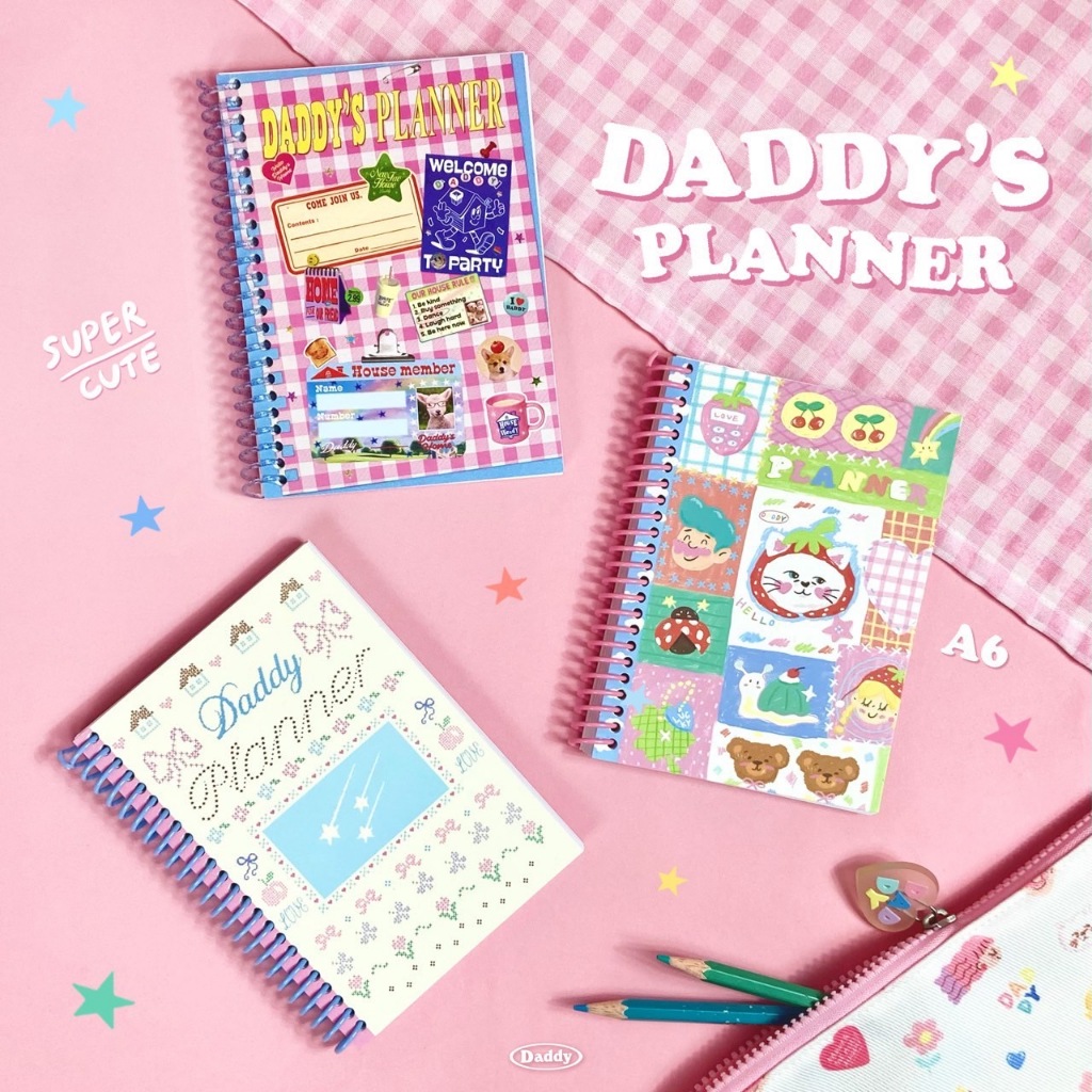 DADDY | Daddy Planner Book สมุดแพลนเนอร์ สุดน่ารัก