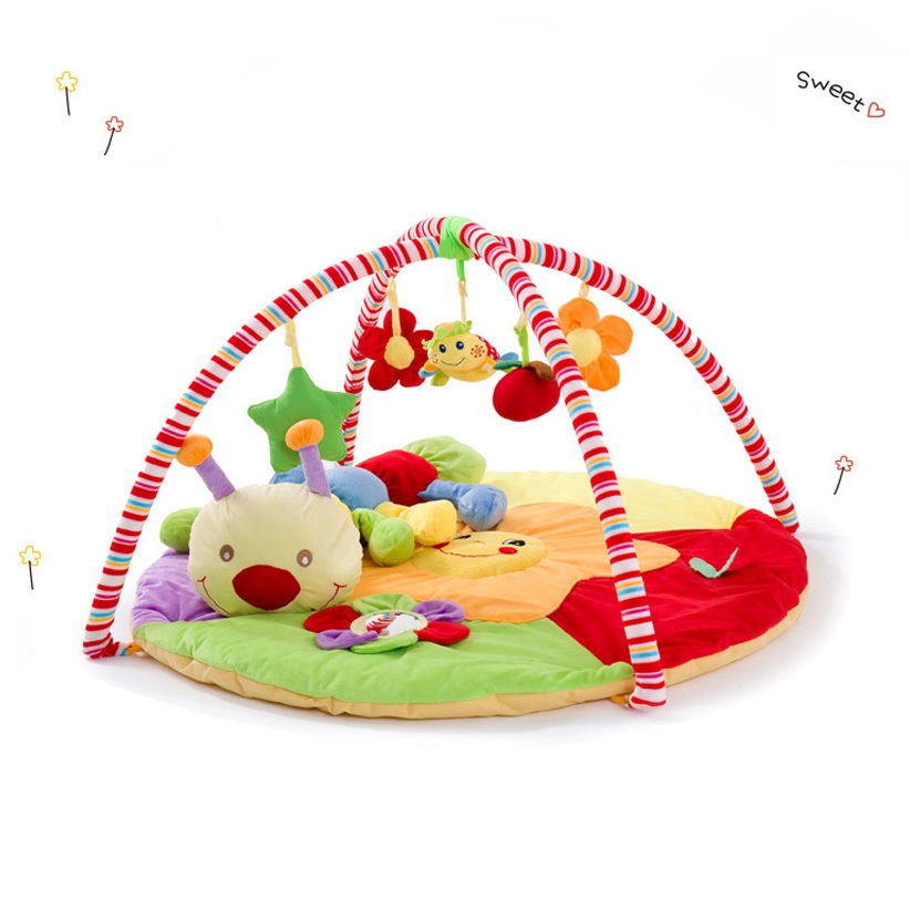 Smart Baby Play mat play gym ที่นอนเด็กเล็ก ที่นอนทำกิจกรรม : น้องหนอน ( ของเล่นเสริมพัฒนาการ ของขวั