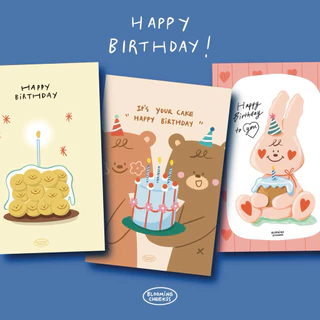 BMCK - การ์ดวันเกิด (มีซอง) ชุดที่ 1 Happy birthday card